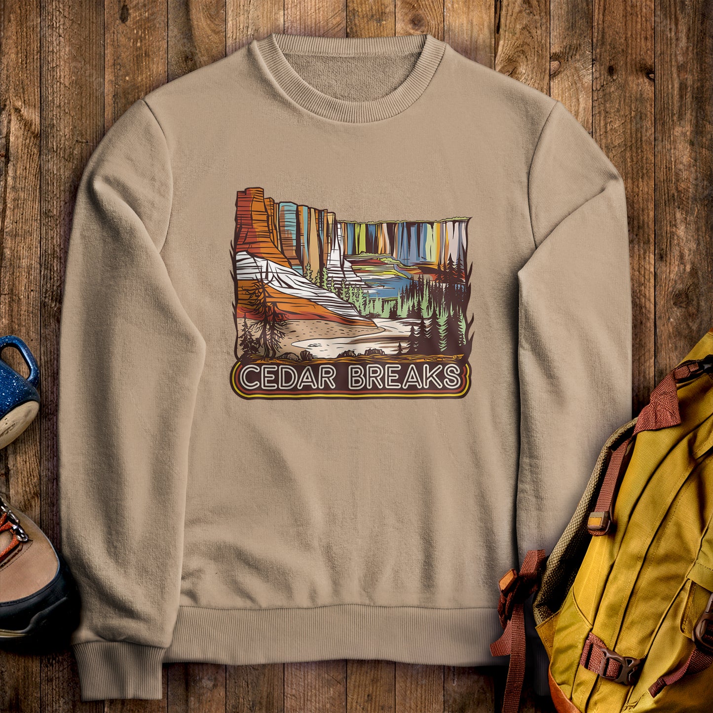 Cedar Breaks National Forest Sweatshirt Sand Adventure and Outdoors Themed Sweatshirt