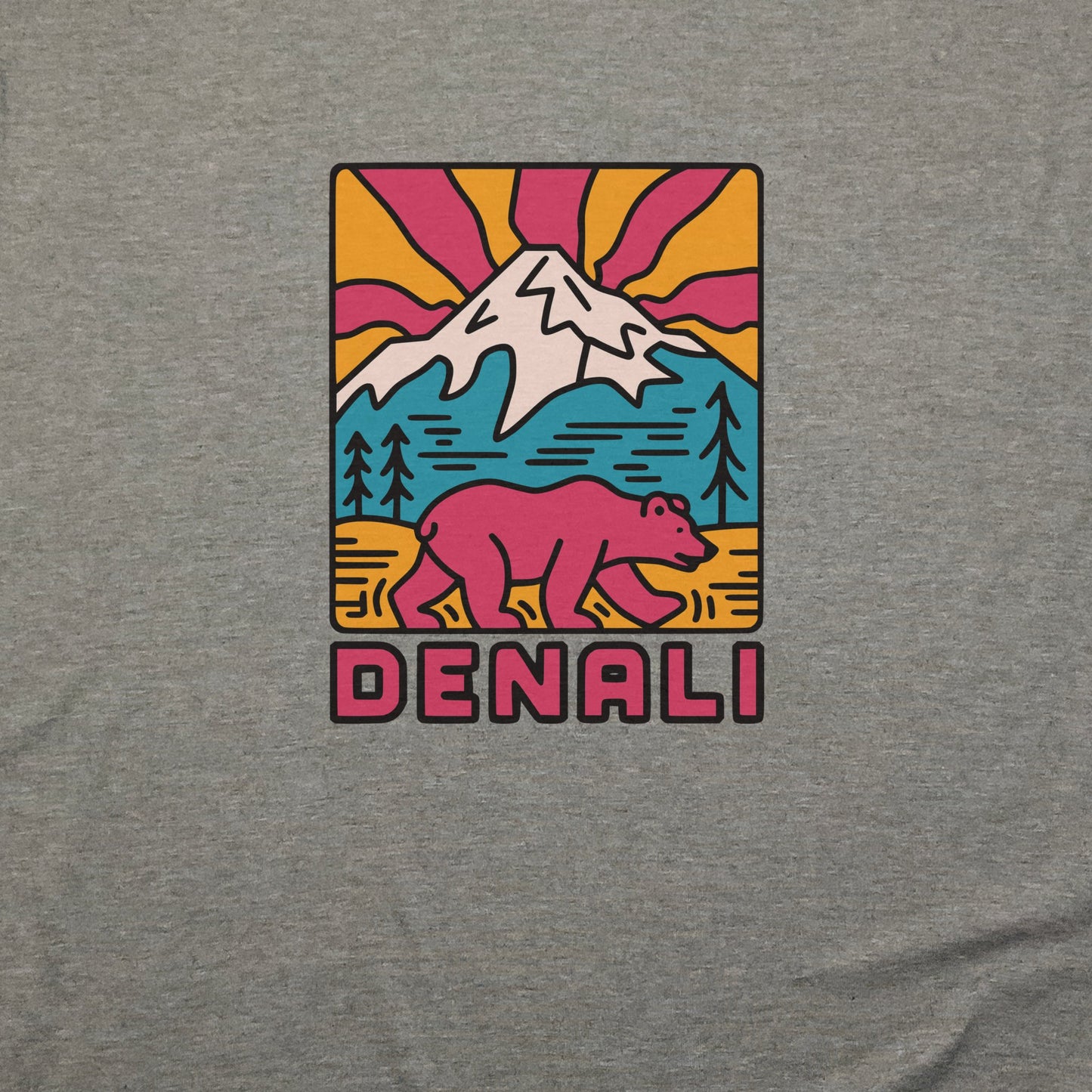 Denali National Park T-Shirt Adventure and Outdoors Themed T-Shirt