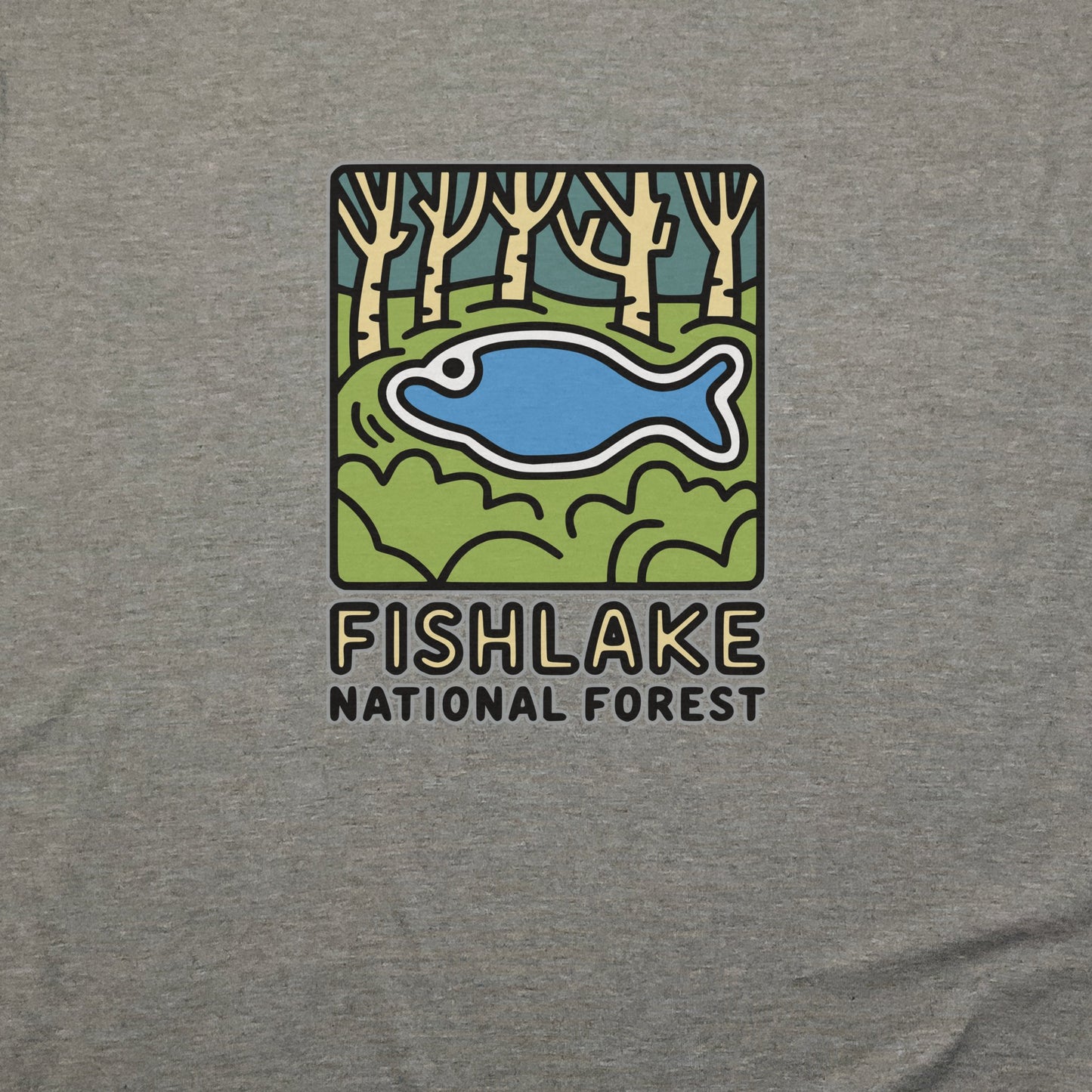Fishlake National Forest T-Shirt Adventure and Outdoors Themed T-Shirt