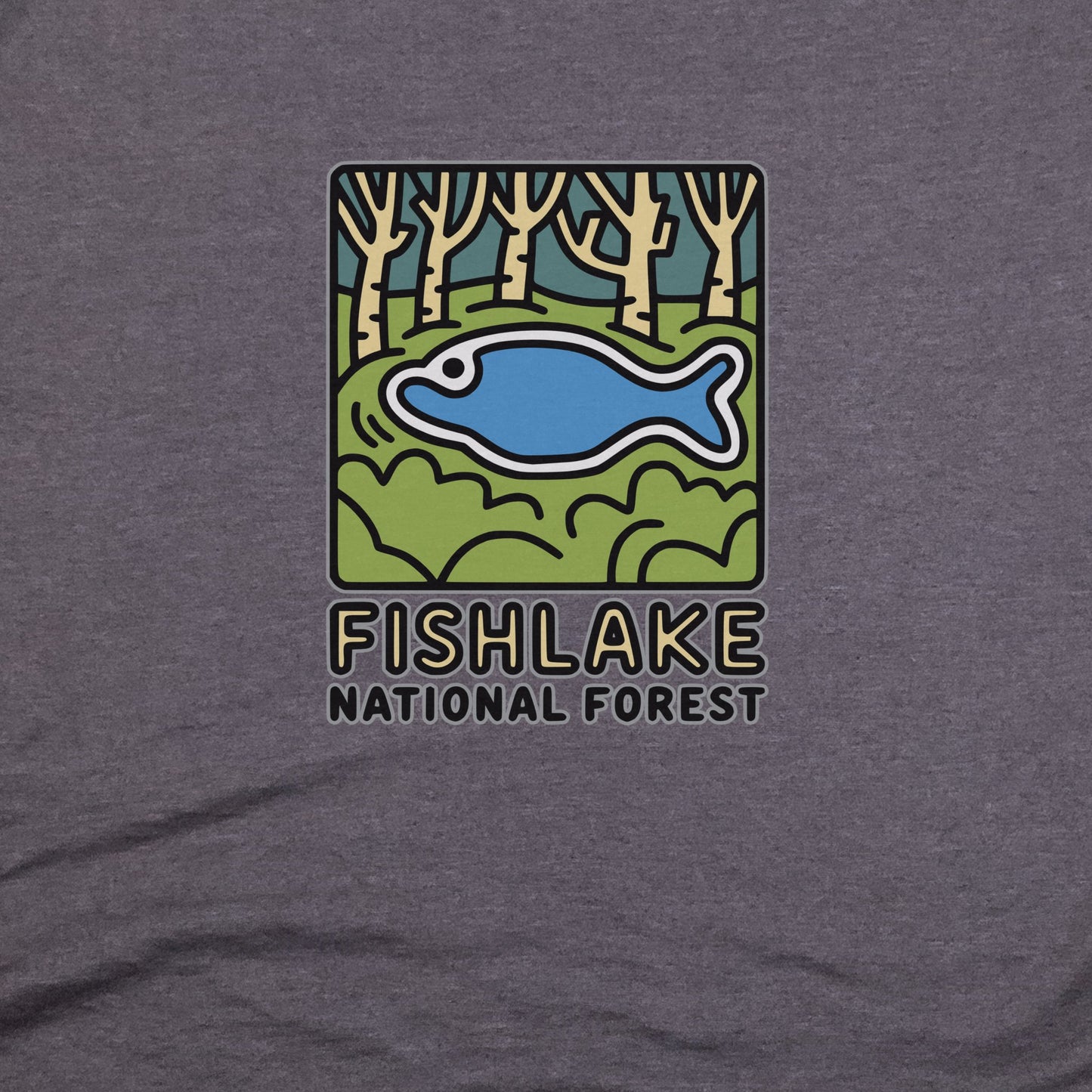 Fishlake National Forest T-Shirt Adventure and Outdoors Themed T-Shirt
