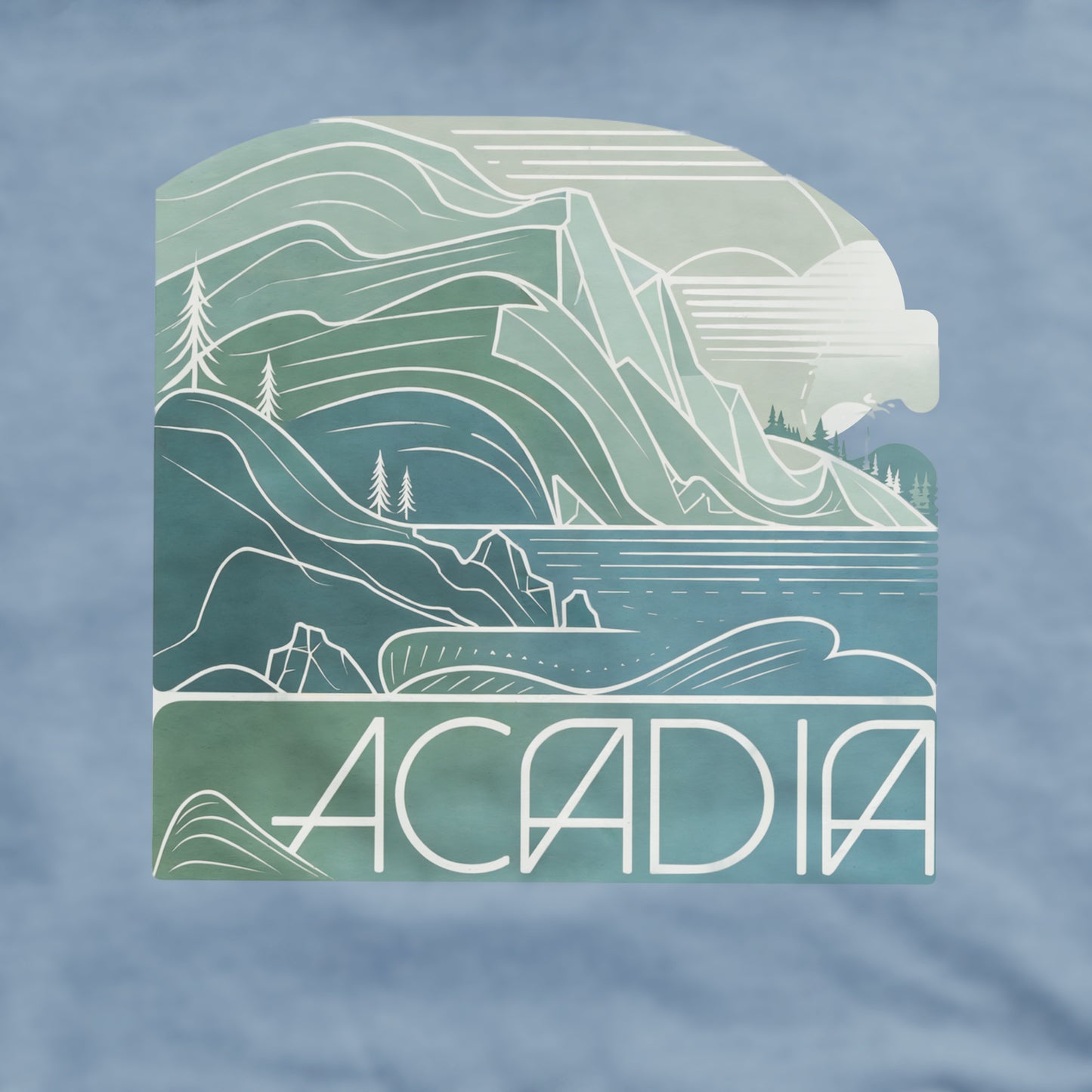 Acadia National Park Crewneck Sweatshirt Adventure and Outdoors Themed Sweatshirt