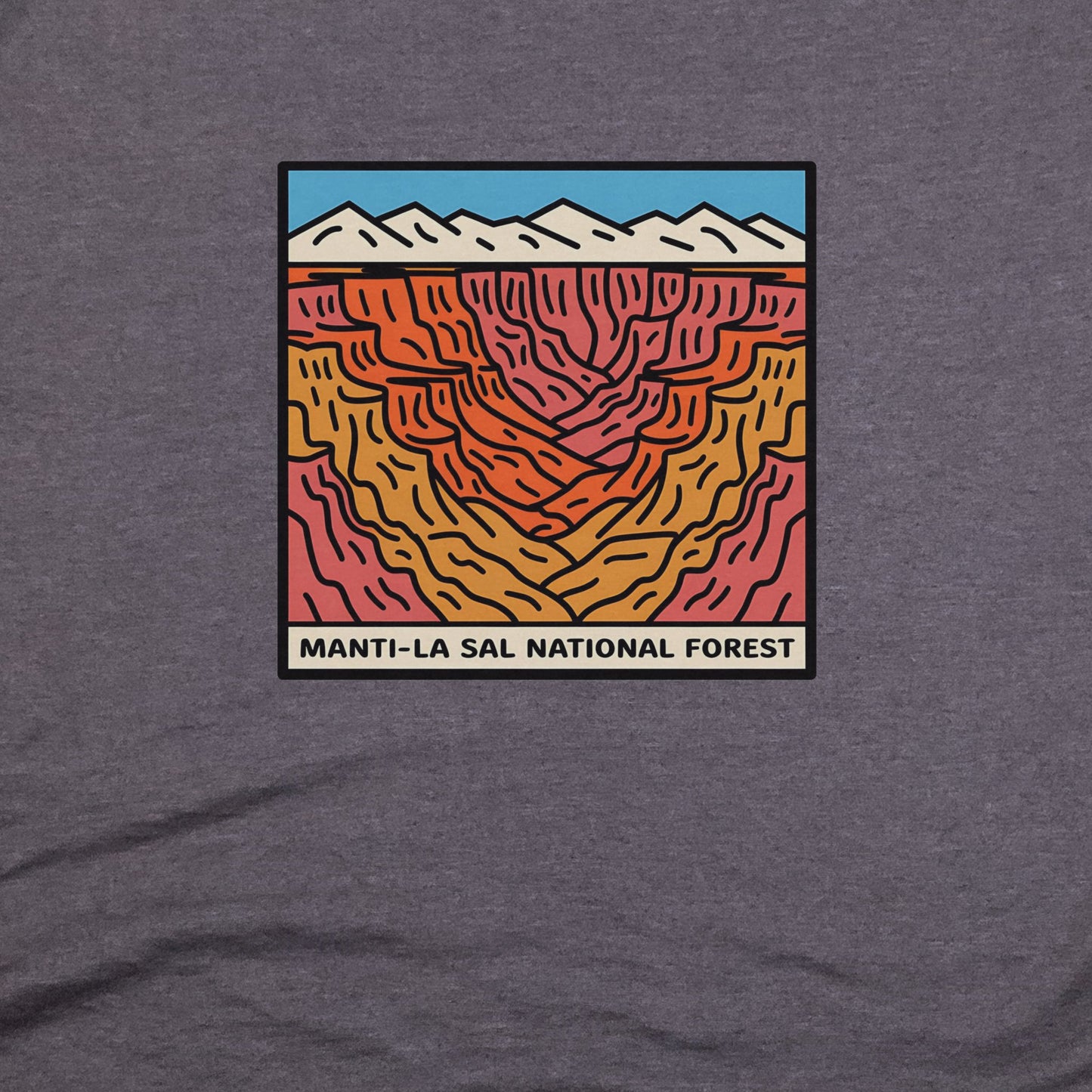 Manti-La Sal National Forest T-Shirt Adventure and Outdoors Themed T-Shirt