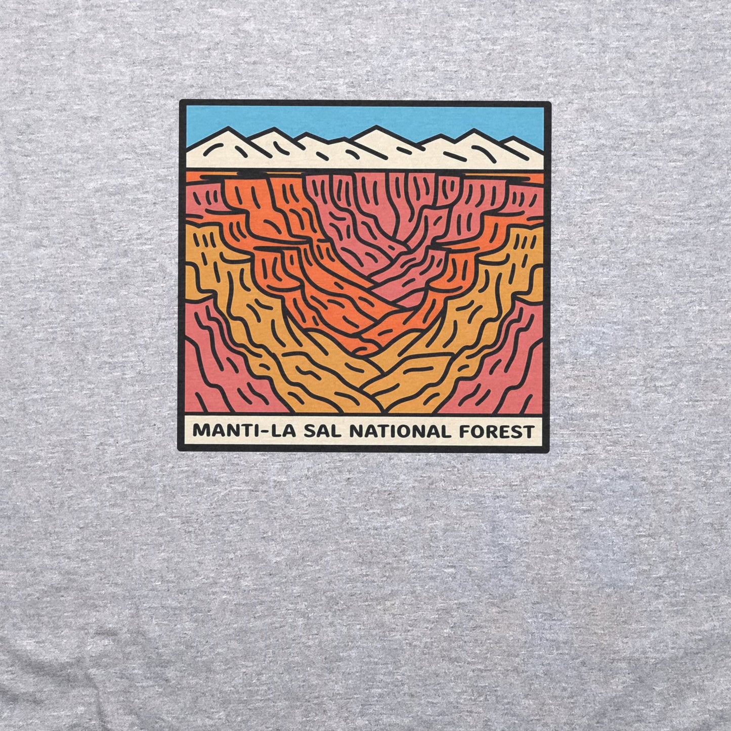 Manti-La Sal National Forest T-Shirt Adventure and Outdoors Themed T-Shirt