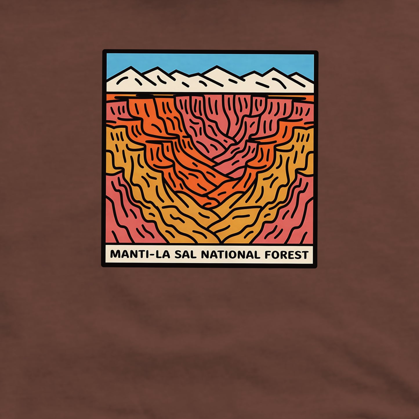 Manti-La Sal National Forest Crewneck Sweatshirt Adventure and Outdoors Themed Sweatshirt