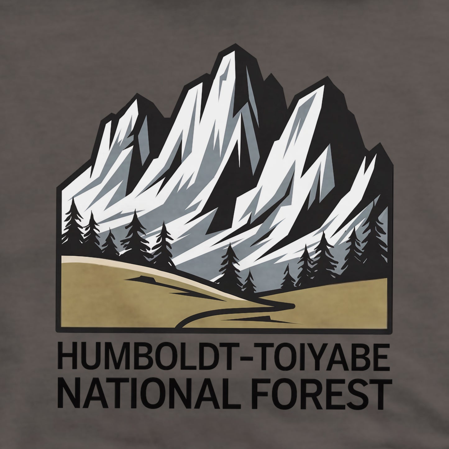 Humbolt-Toiyabe National Forest Crewneck Sweatshirt Adventure and Outdoors Themed Sweatshirt