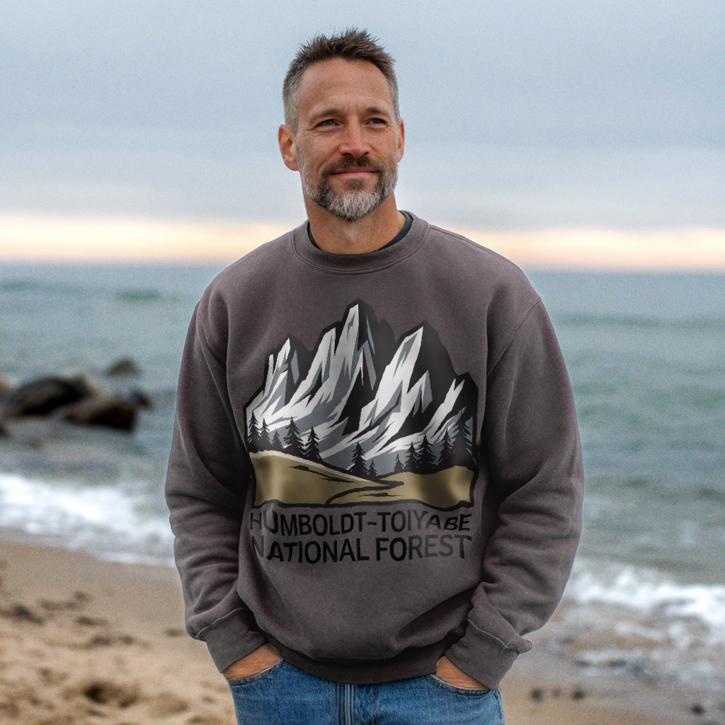 Humbolt-Toiyabe National Forest Crewneck Sweatshirt Adventure and Outdoors Themed Sweatshirt