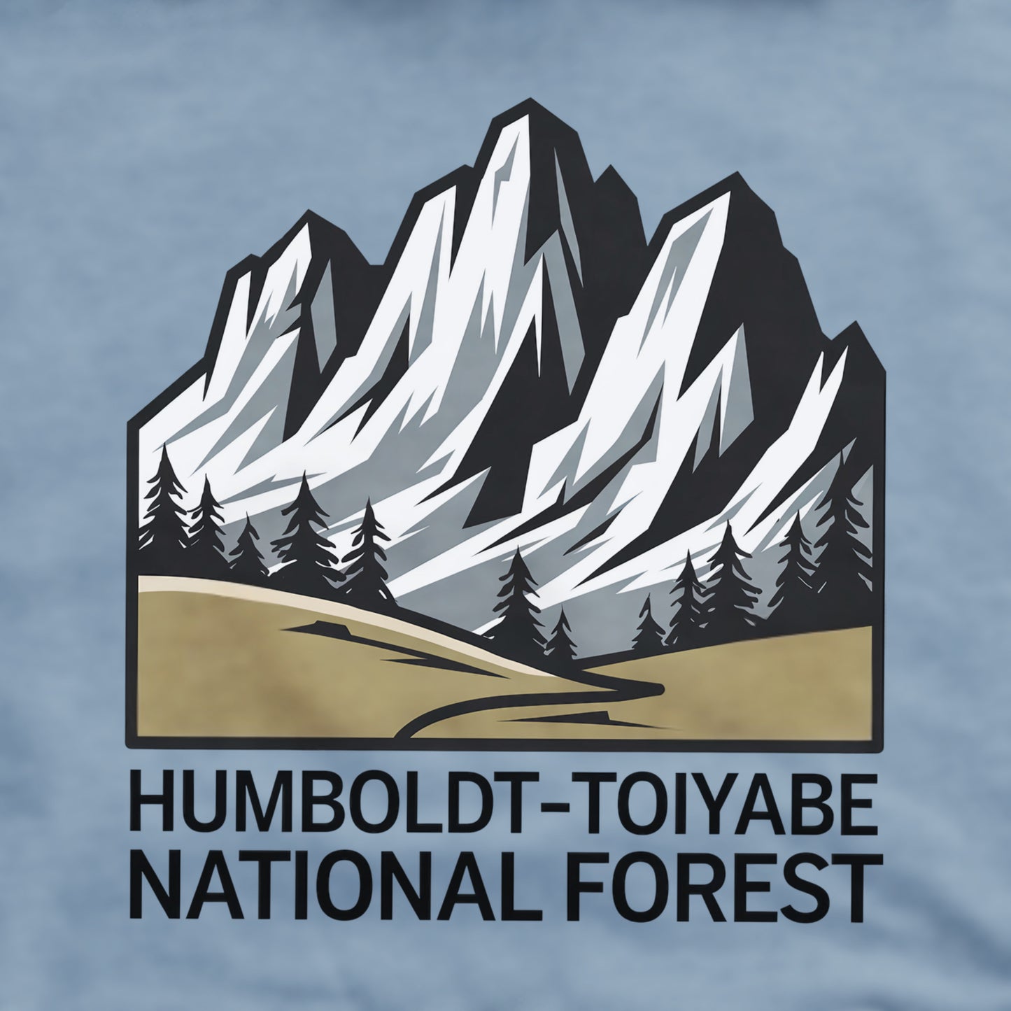 Humbolt-Toiyabe National Forest Crewneck Sweatshirt Adventure and Outdoors Themed Sweatshirt