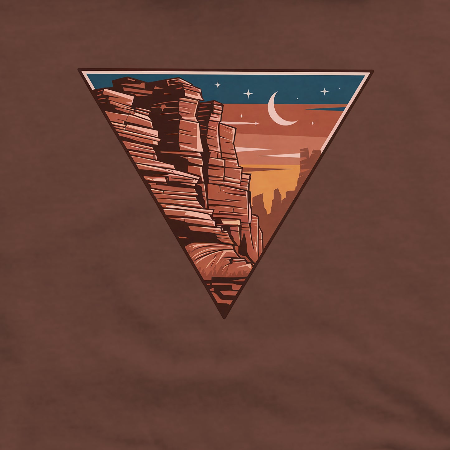 Red Rocks Canyon Crewneck Sweatshirt Adventure and Outdoors Themed Sweatshirt