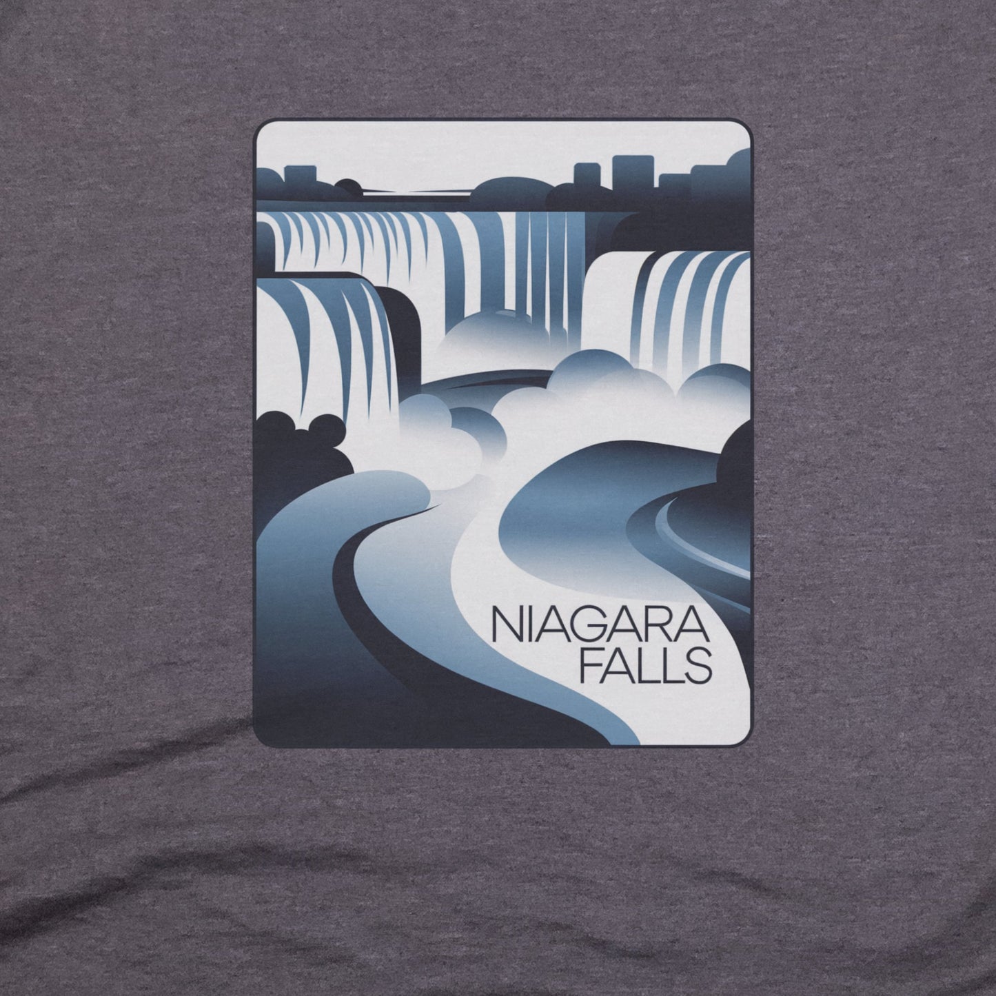 Niagara Falls Modern T-Shirt Adventure and Outdoors Themed T-Shirt