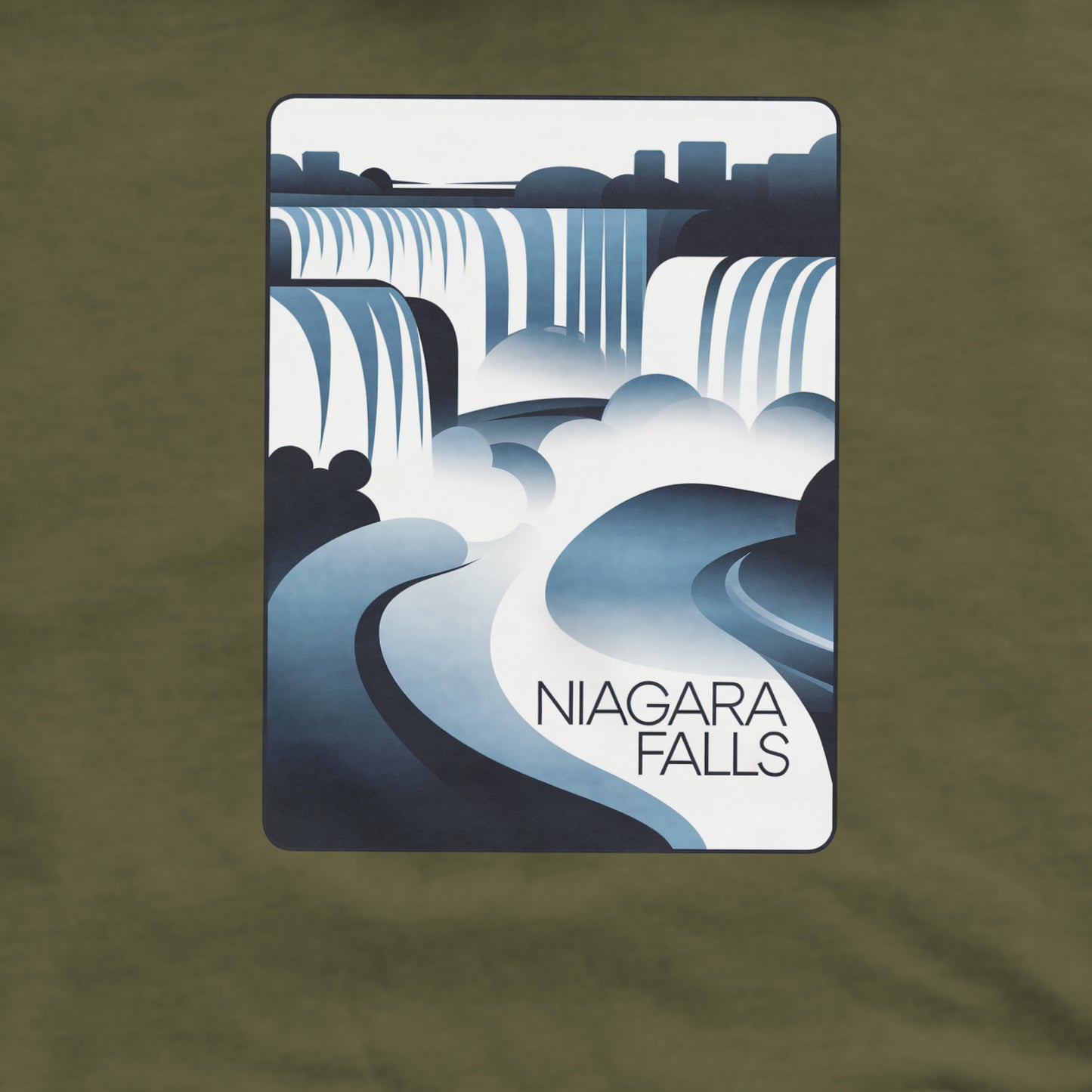 Niagara Falls Modern Crewneck Sweatshirt Adventure and Outdoors Themed Sweatshirt