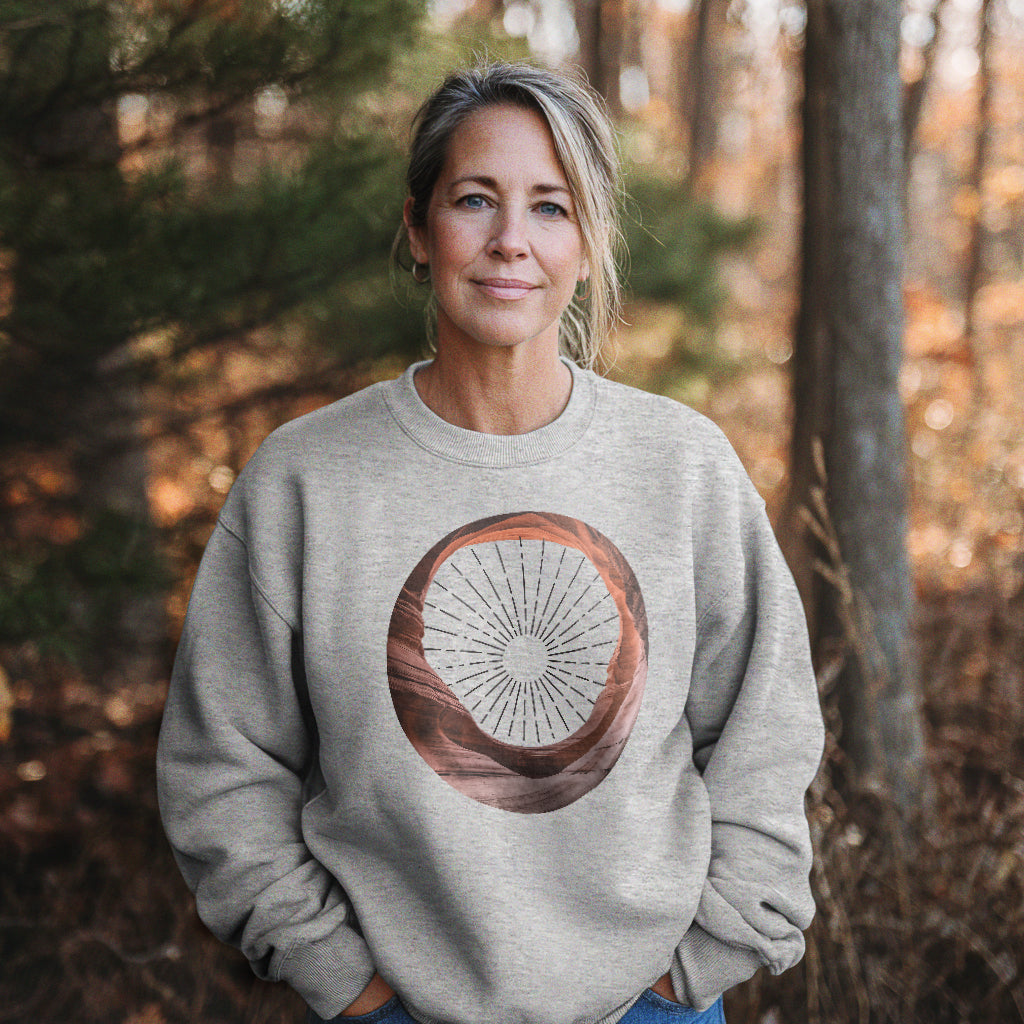 Arches National Park Crewneck Sweatshirt Adventure and Outdoors Themed Sweatshirt