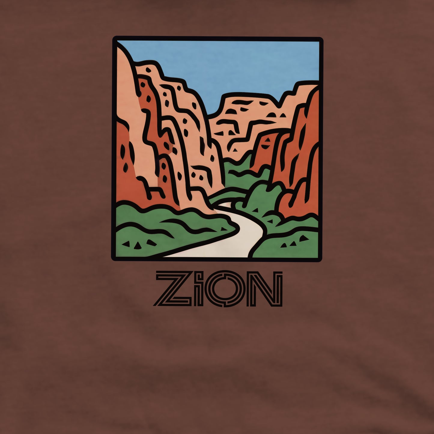 Zion National Park Crewneck Sweatshirt Adventure and Outdoors Themed Sweatshirt