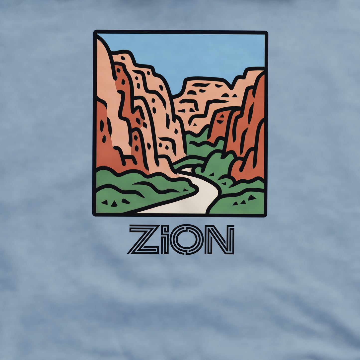 Zion National Park Crewneck Sweatshirt Adventure and Outdoors Themed Sweatshirt