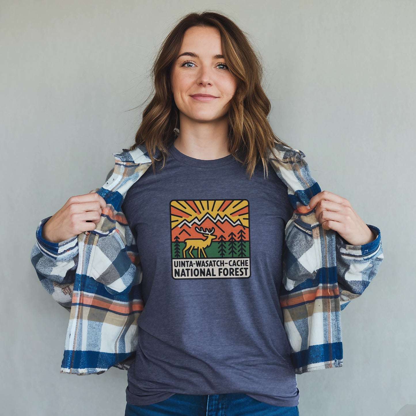 Uinta-Wasatch-Cache National Forest T-Shirt Adventure and Outdoors Themed T-Shirt