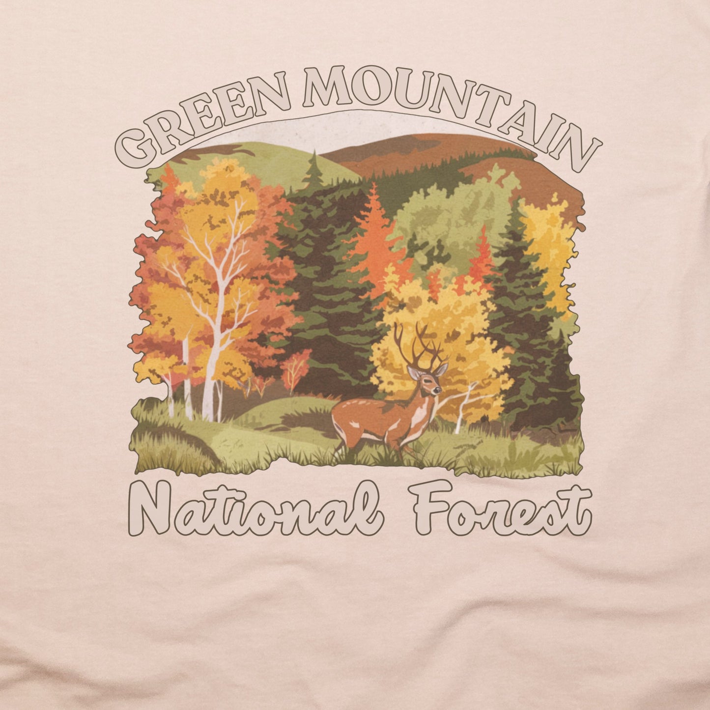 Green Mountain National Forest T-Shirt Adventure and Outdoors Themed T-Shirt