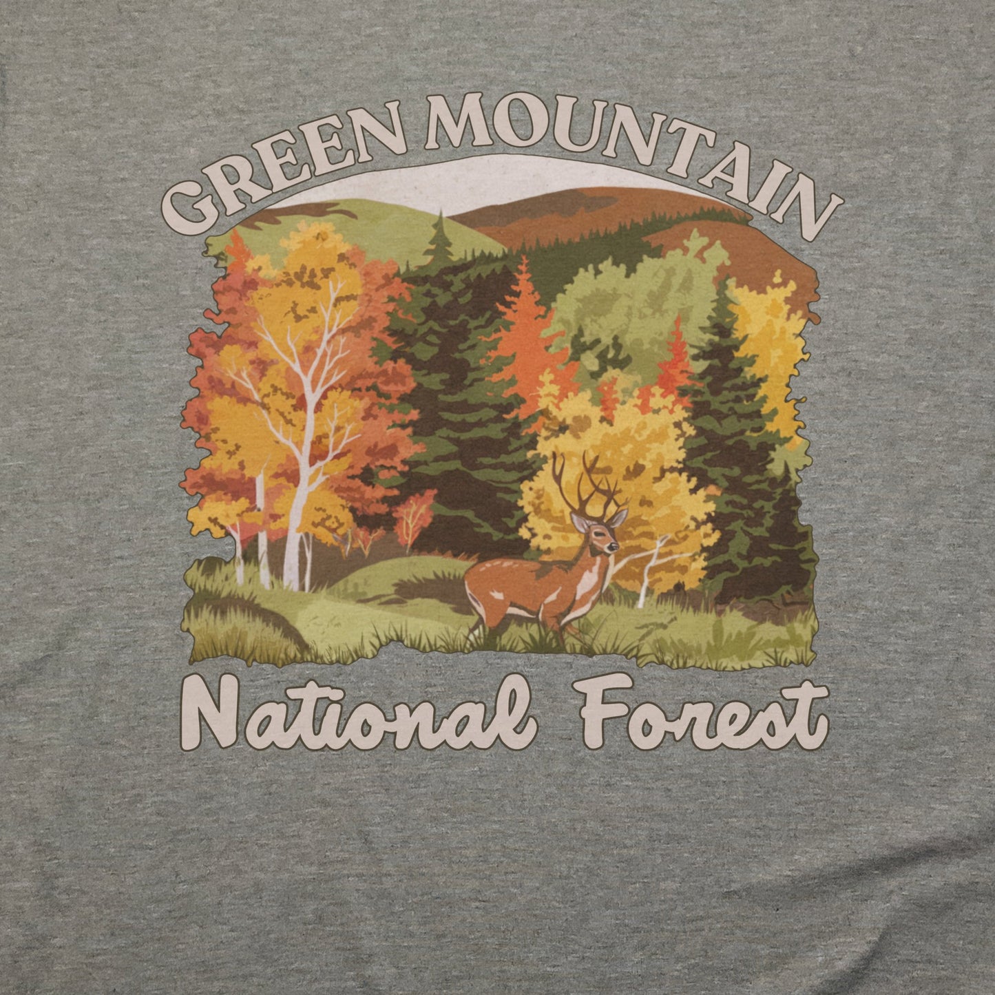 Green Mountain National Forest T-Shirt Adventure and Outdoors Themed T-Shirt