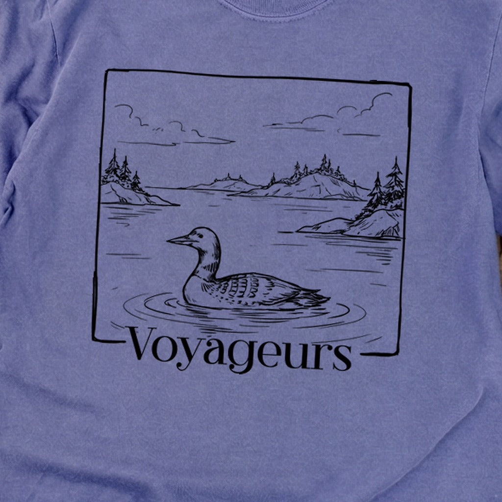 Voyageurs Line Drawing Premium Long Sleeve