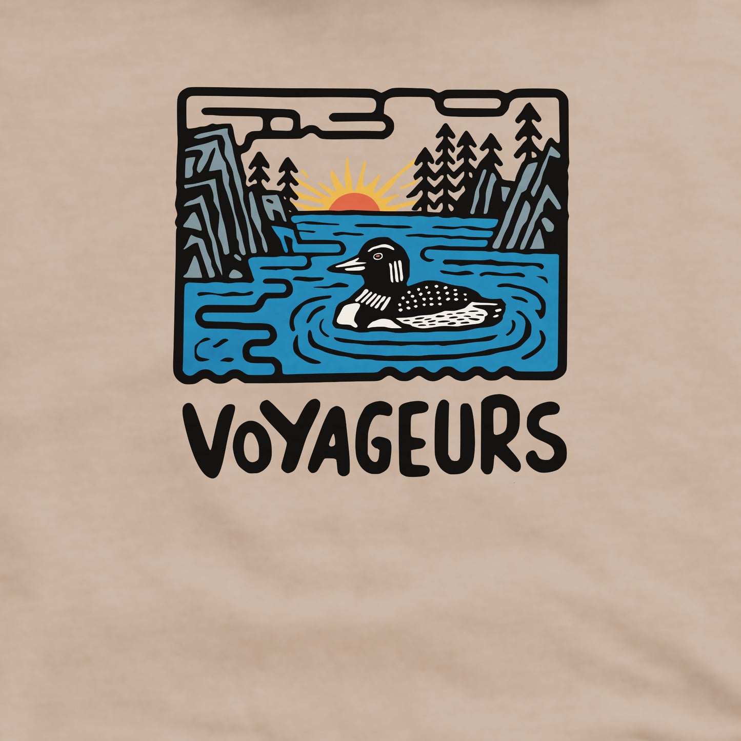 Voyageurs National Park Crewneck Sweatshirt Adventure and Outdoors Themed Sweatshirt