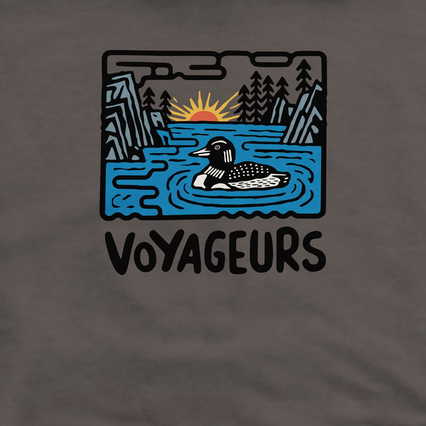 Voyageurs National Park Crewneck Sweatshirt Adventure and Outdoors Themed Sweatshirt