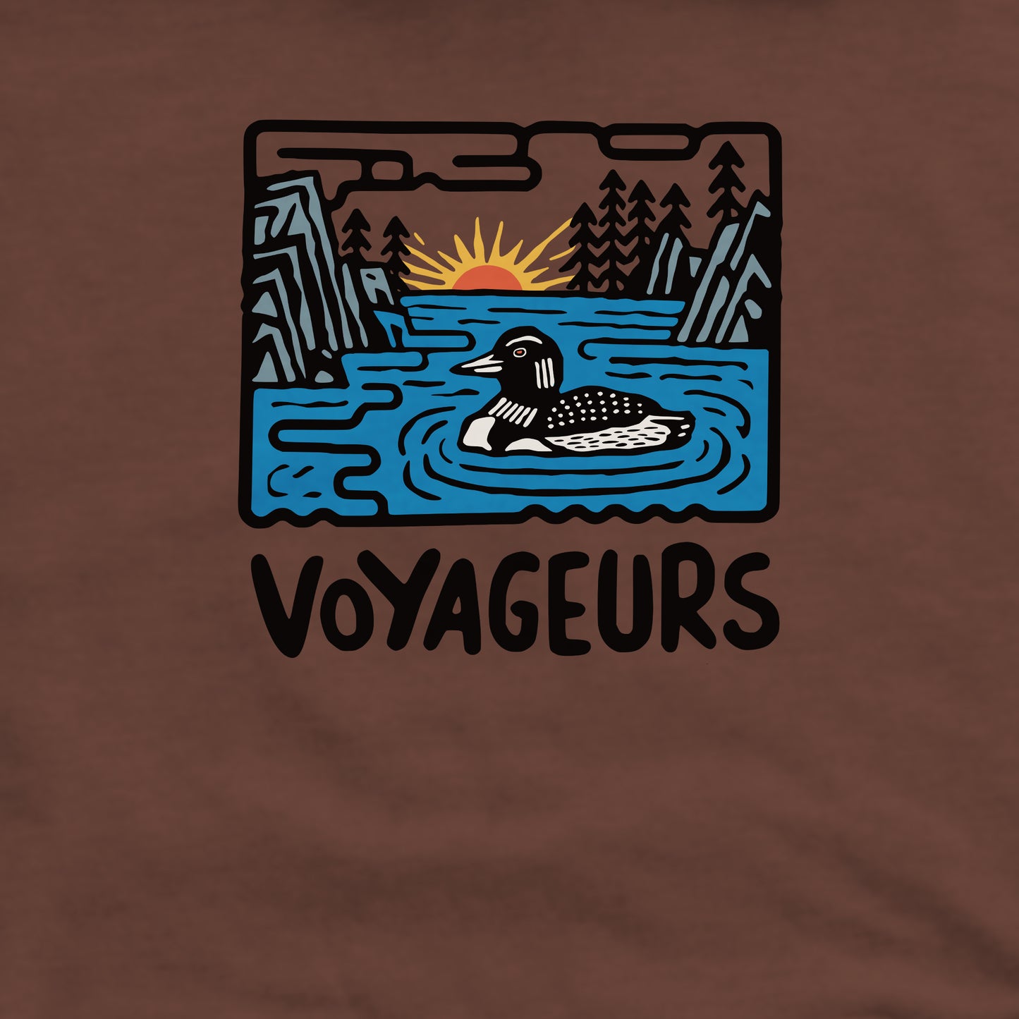 Voyageurs National Park Crewneck Sweatshirt Adventure and Outdoors Themed Sweatshirt