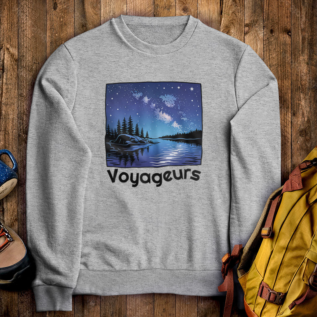 Voyageurs National Park at Night Crewneck Sweatshirt