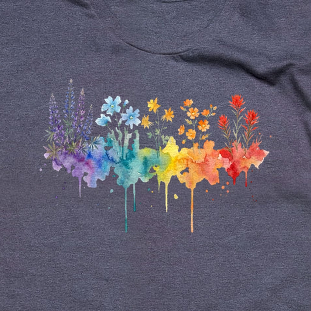 Watercolor Grand Canyon Wildflowers T-Shirt