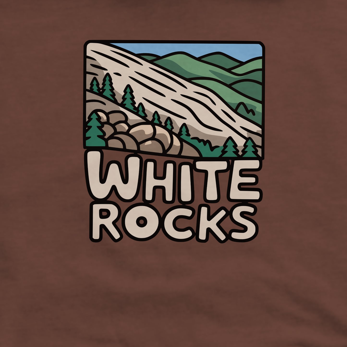 White Rocks National Recreation Area Crewneck Sweatshirt Adventure and Outdoors Themed Sweatshirt