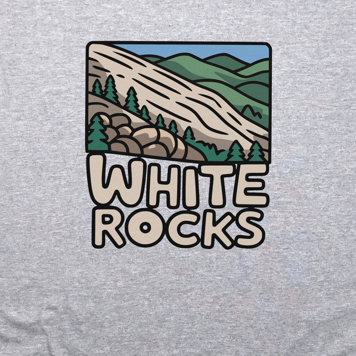 White Rocks National Recreation Area Crewneck Sweatshirt Adventure and Outdoors Themed Sweatshirt