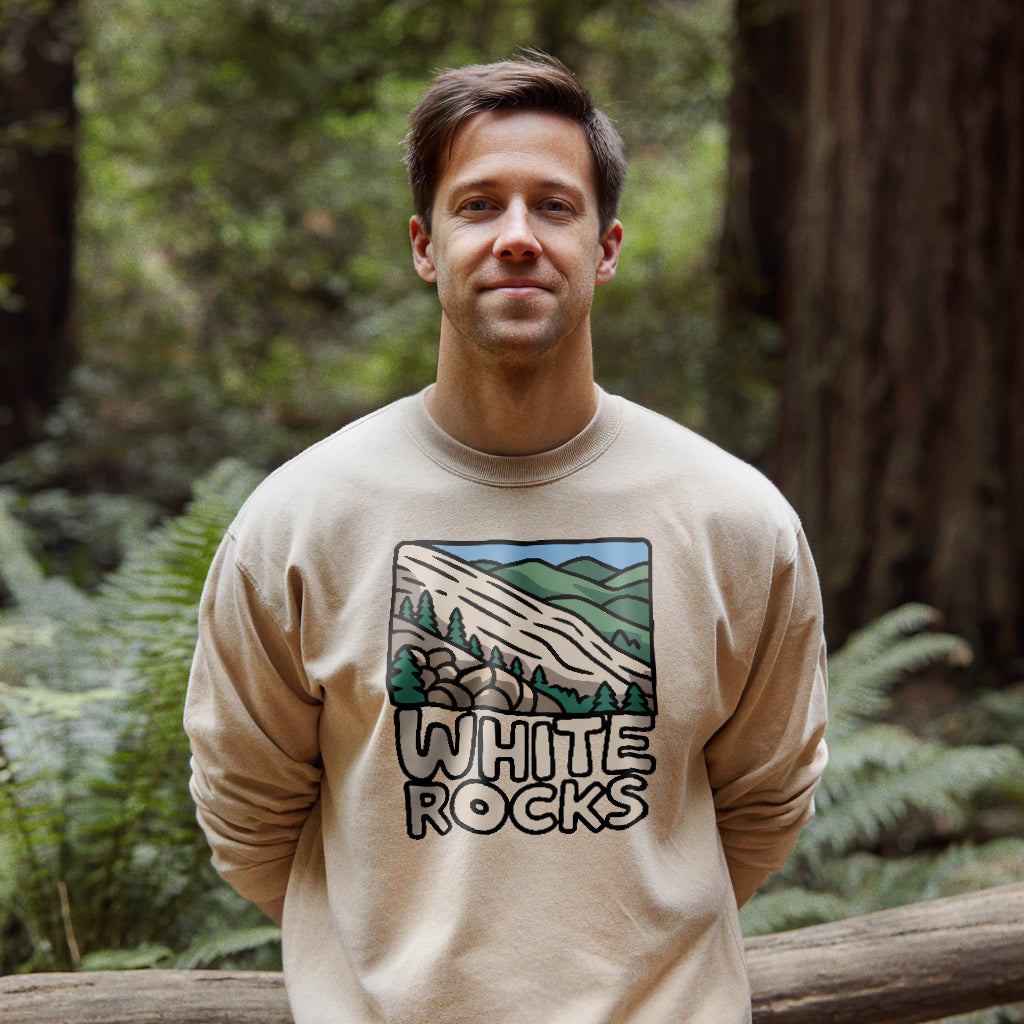 White Rocks National Recreation Area Crewneck Sweatshirt Adventure and Outdoors Themed Sweatshirt