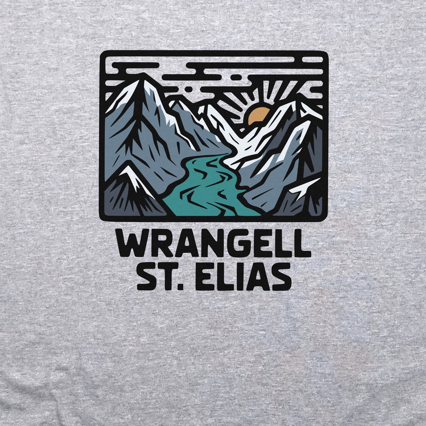 Wrangell-St. Elias National Park Crewneck Sweatshirt Adventure and Outdoors Themed Sweatshirt