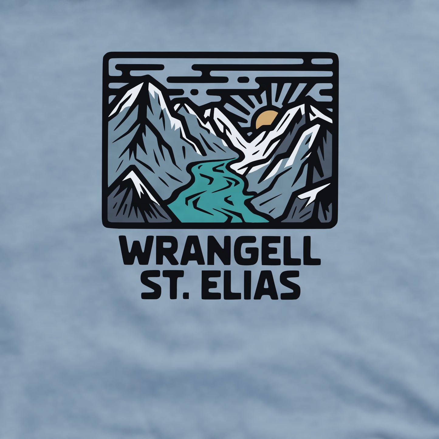 Wrangell-St. Elias National Park Crewneck Sweatshirt Adventure and Outdoors Themed Sweatshirt
