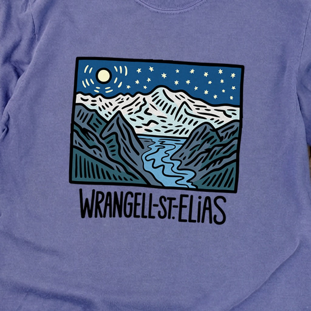 Wrangell St. Elias at Night Premium Long Sleeve