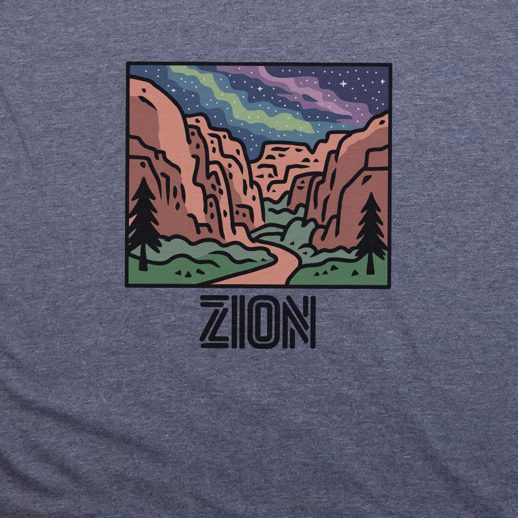 Zion at Night T-Shirt Adventure and Outdoors Themed T-Shirt