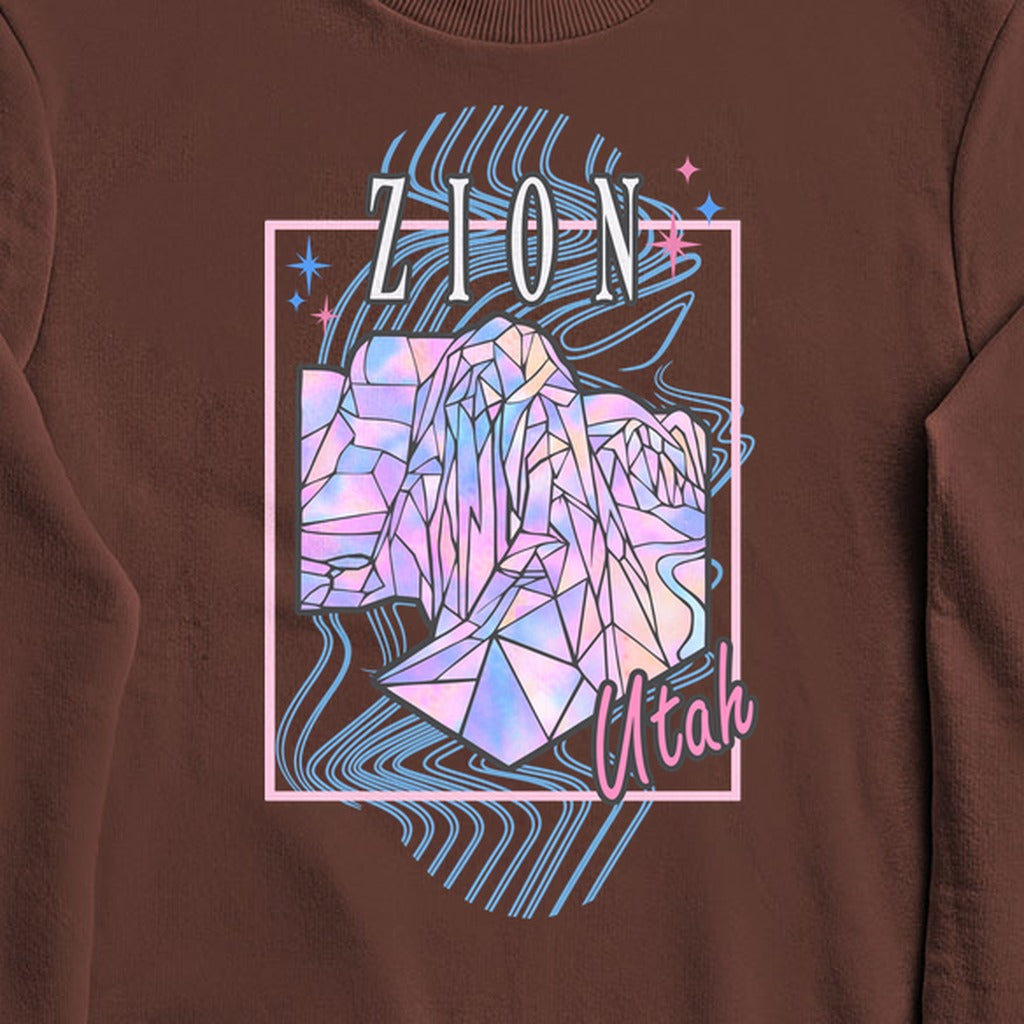 Zion Retro 80's Crewneck Sweatshirt