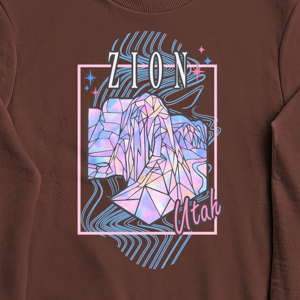 Zion Retro 80's Crewneck Sweatshirt