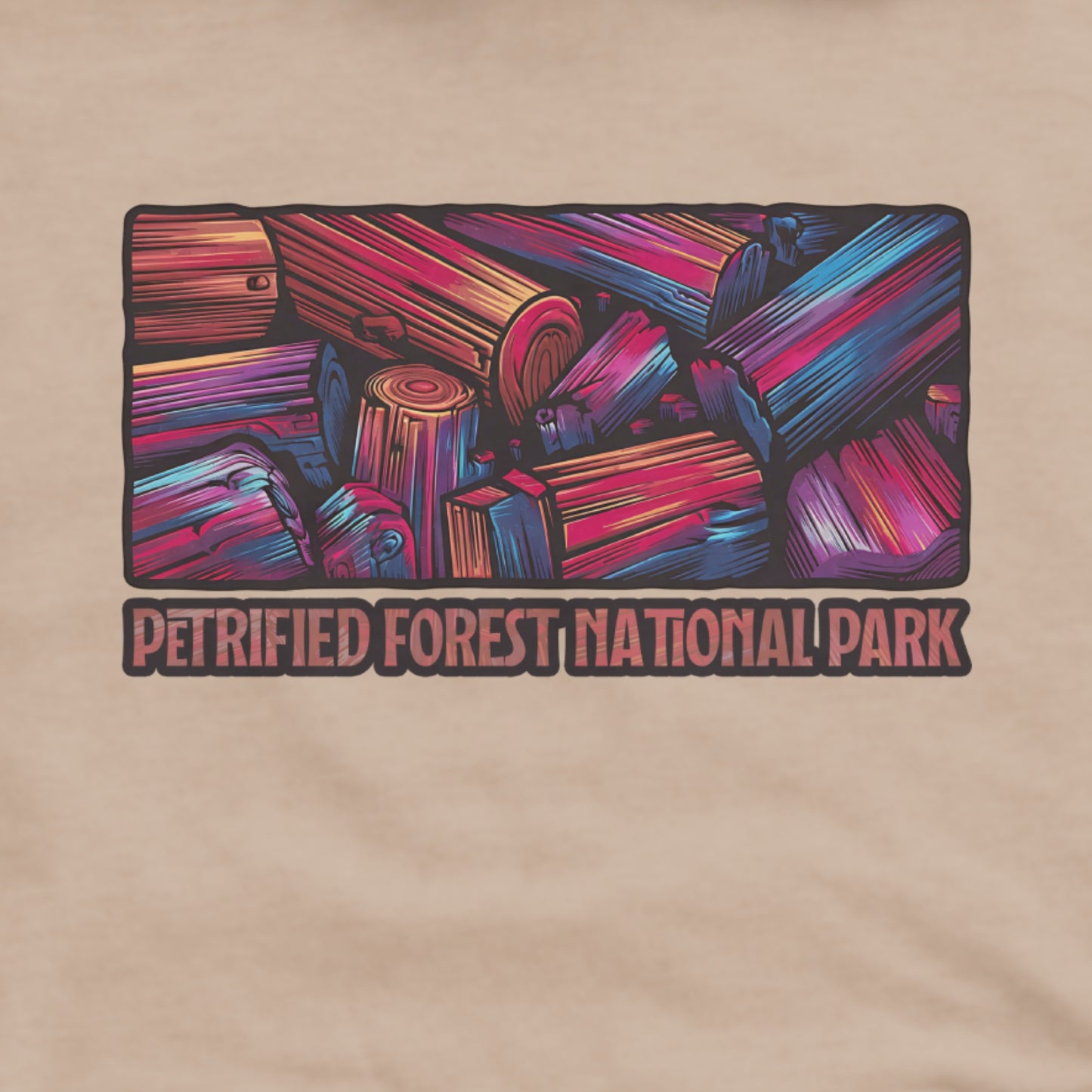 Petrified Forest National Park Hoodie Adventure and Outdoors Themed Hoodie