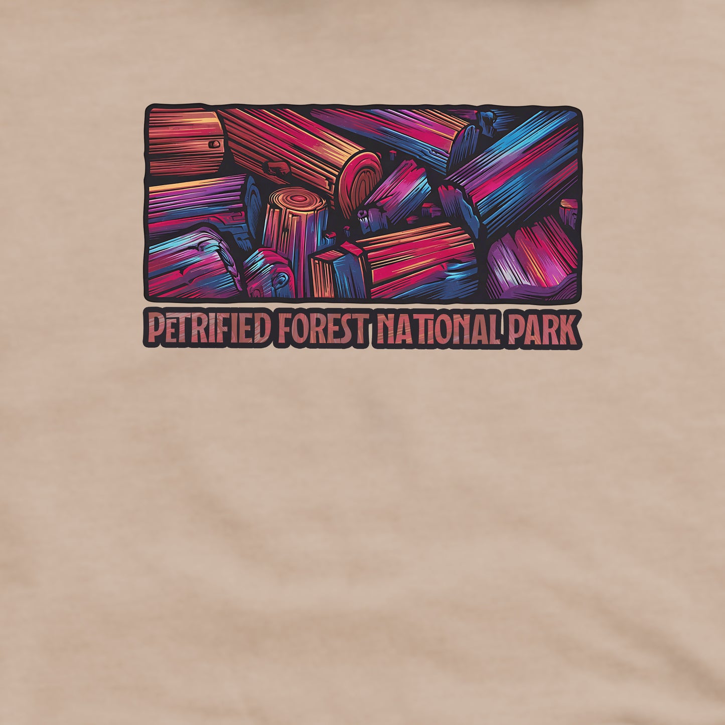Petrified Forest National Park Crewneck Sweatshirt Adventure and Outdoors Themed Sweatshirt