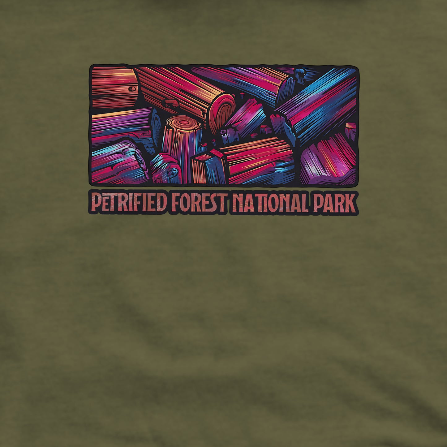 Petrified Forest National Park Crewneck Sweatshirt Adventure and Outdoors Themed Sweatshirt