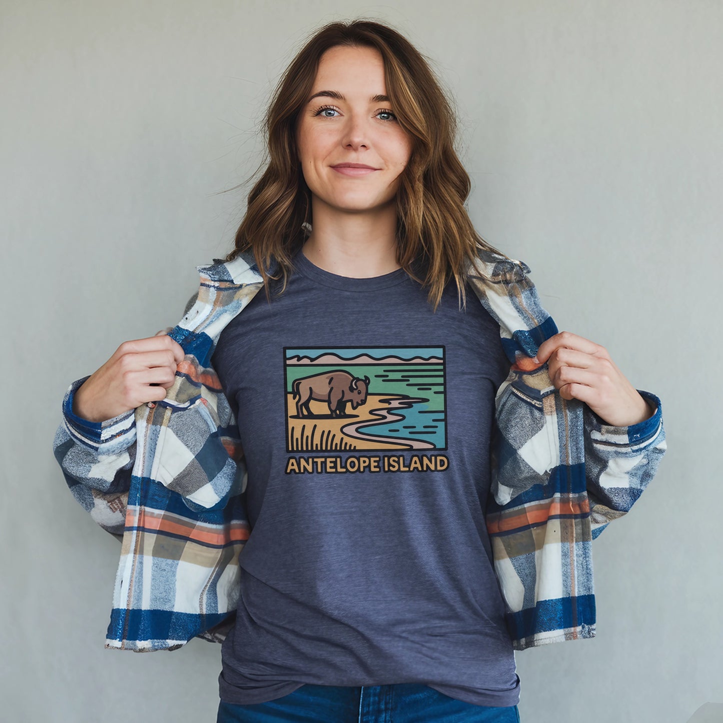 Antelope Island State Park T-Shirt Adventure and Outdoors Themed T-Shirt
