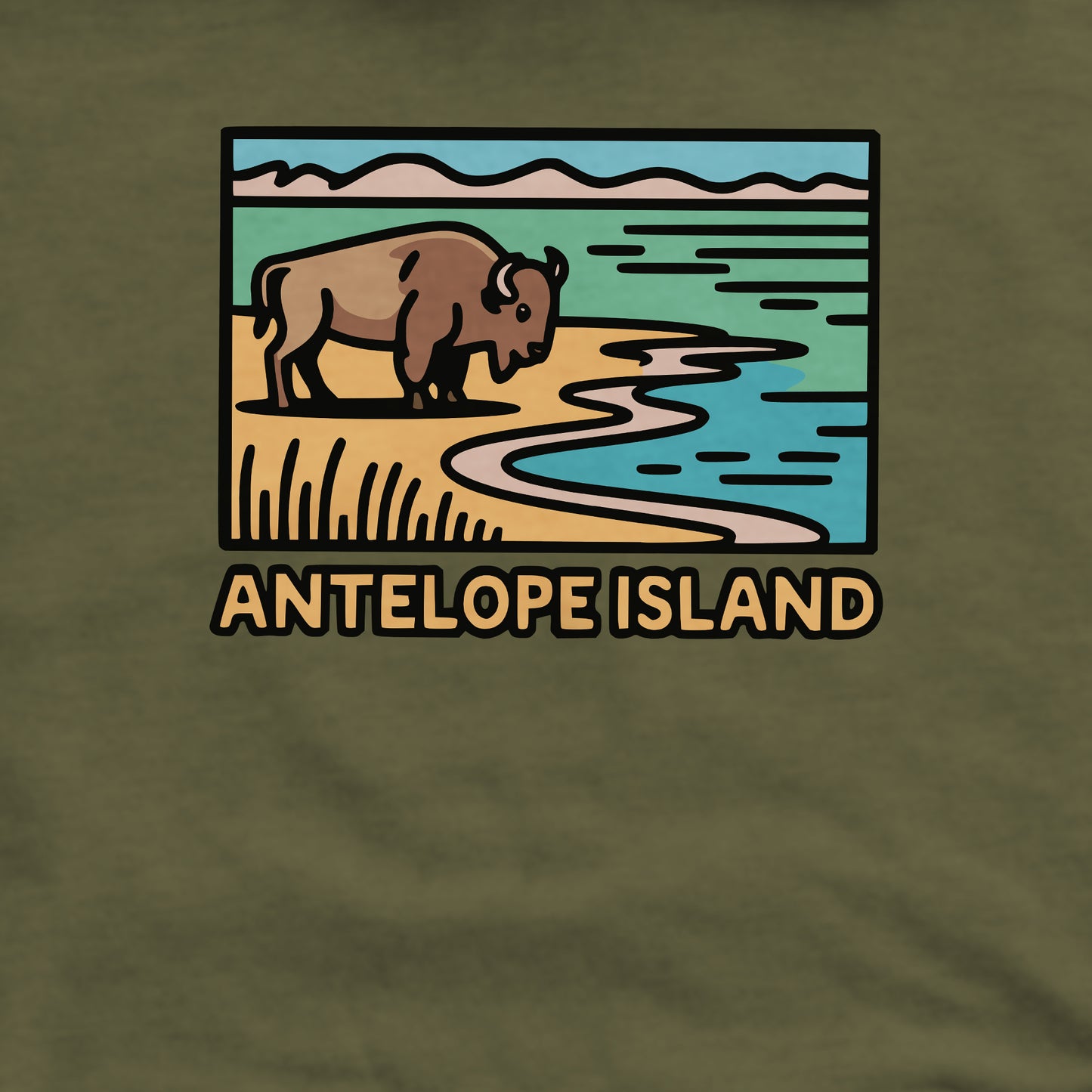 Antelope Island State Park Crewneck Sweatshirt Adventure and Outdoors Themed Sweatshirt