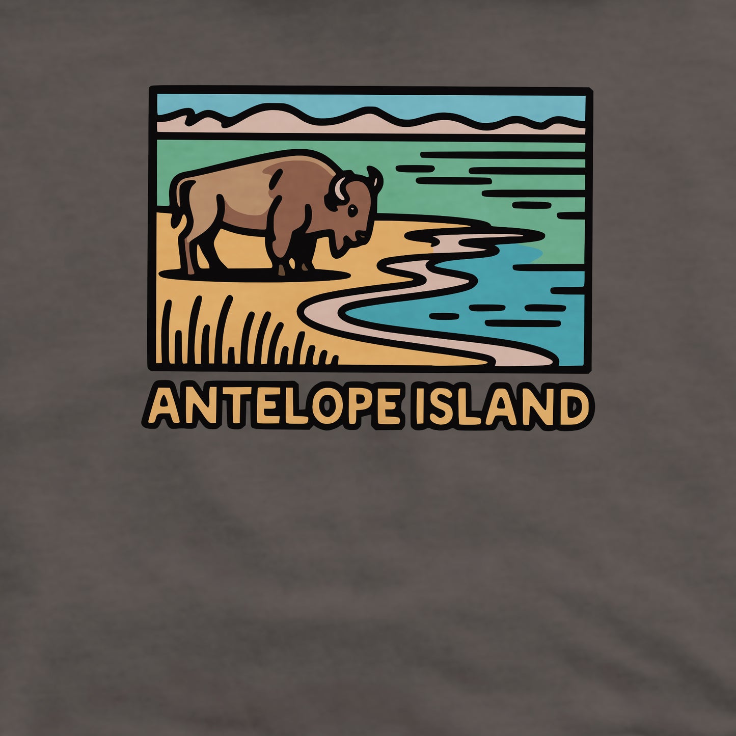 Antelope Island State Park Crewneck Sweatshirt Adventure and Outdoors Themed Sweatshirt