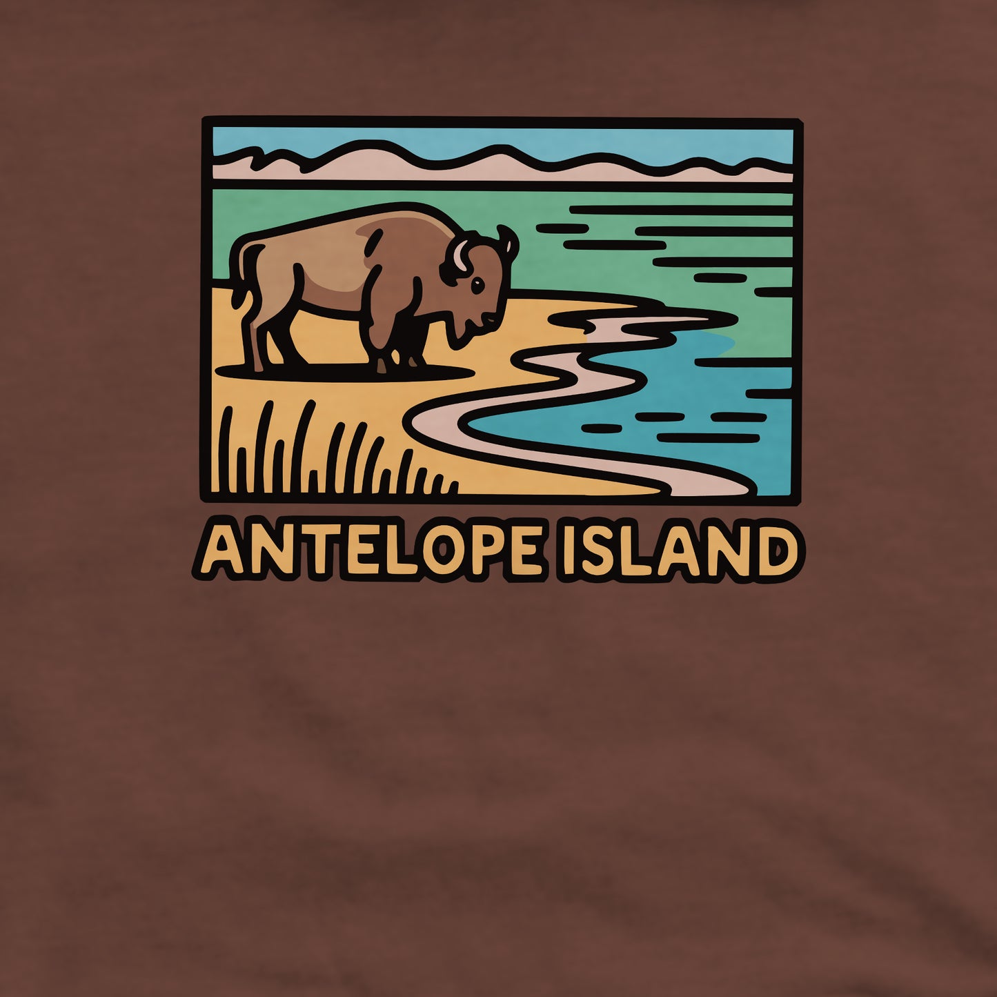 Antelope Island State Park Crewneck Sweatshirt Adventure and Outdoors Themed Sweatshirt