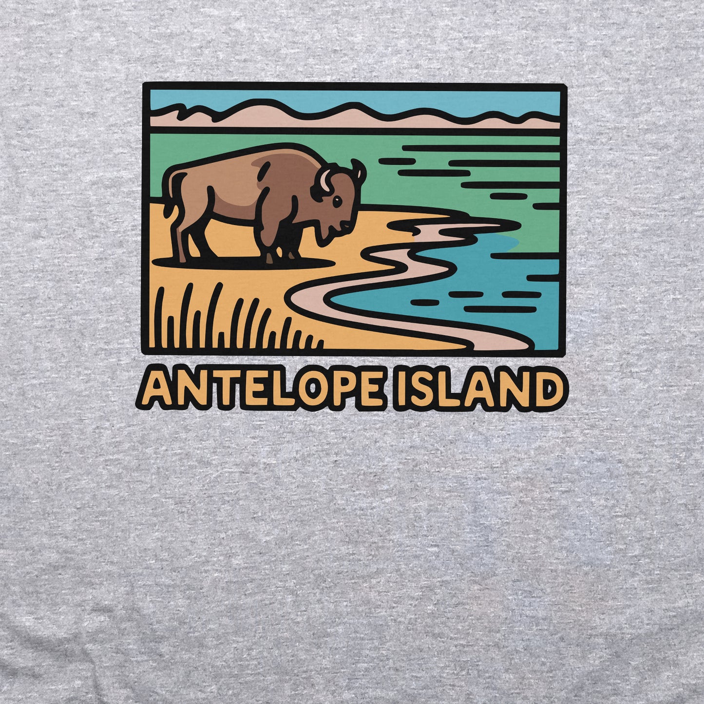 Antelope Island State Park Crewneck Sweatshirt Adventure and Outdoors Themed Sweatshirt