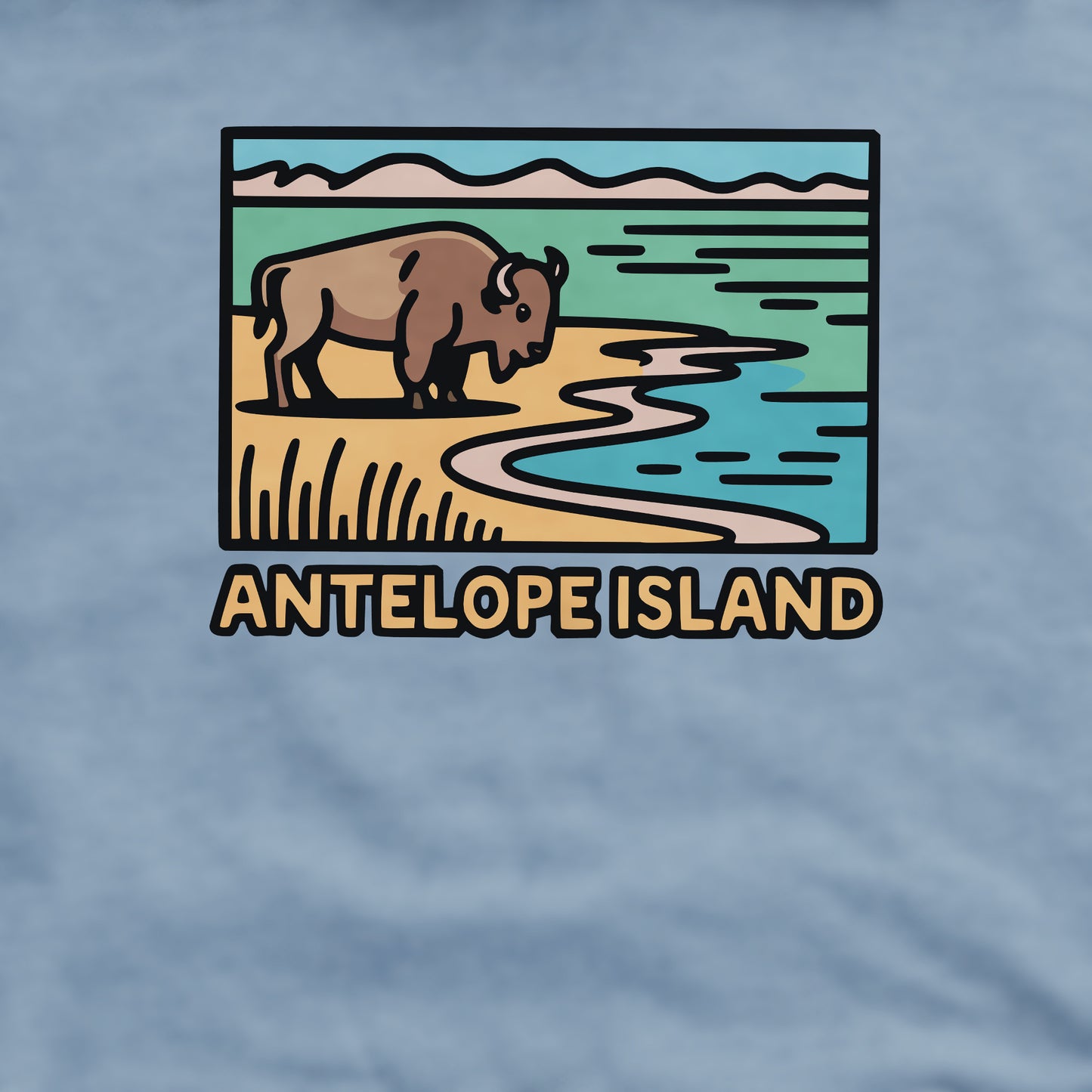 Antelope Island State Park Crewneck Sweatshirt Adventure and Outdoors Themed Sweatshirt