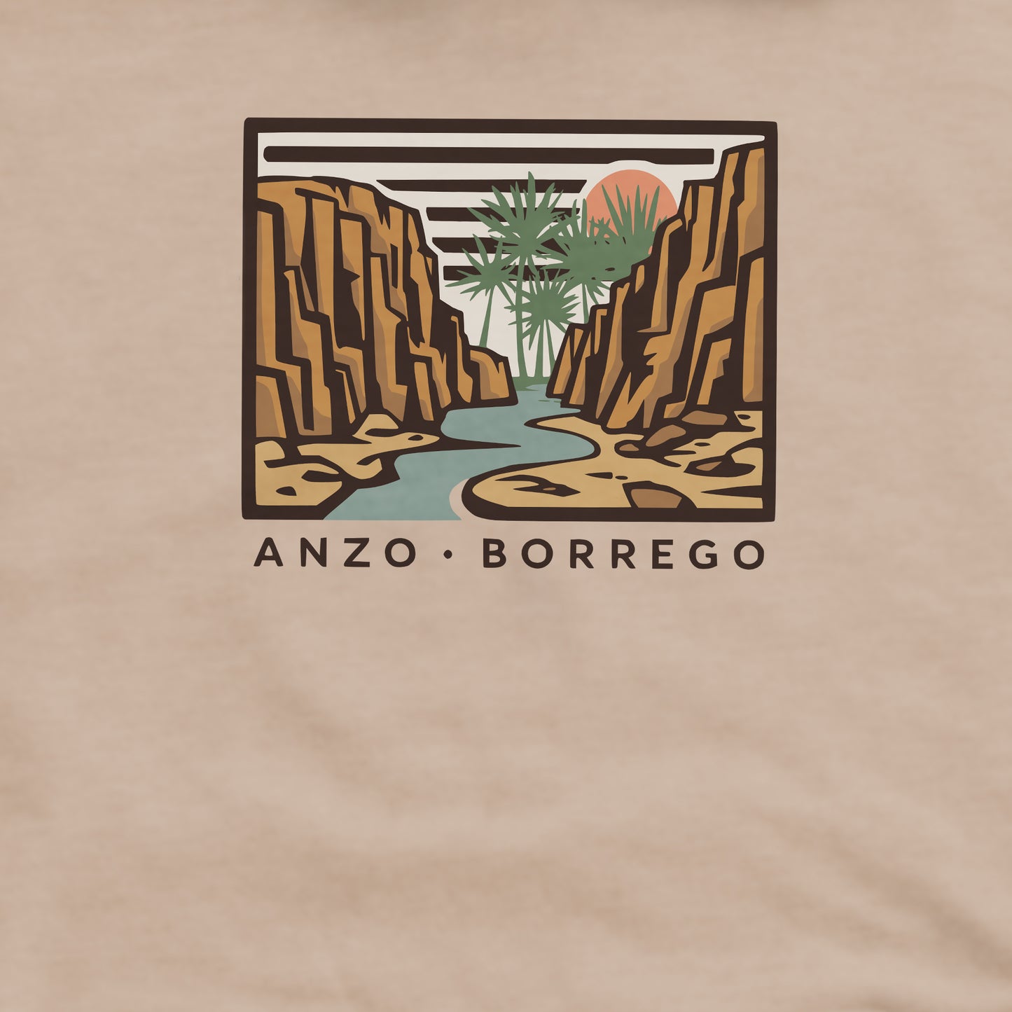 Anza-Borrego Desert State Park Crewneck Sweatshirt Adventure and Outdoors Themed Sweatshirt