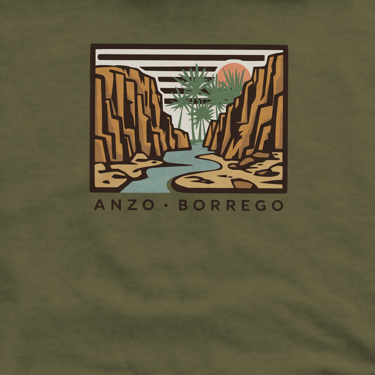 Anza-Borrego Desert State Park Crewneck Sweatshirt Adventure and Outdoors Themed Sweatshirt