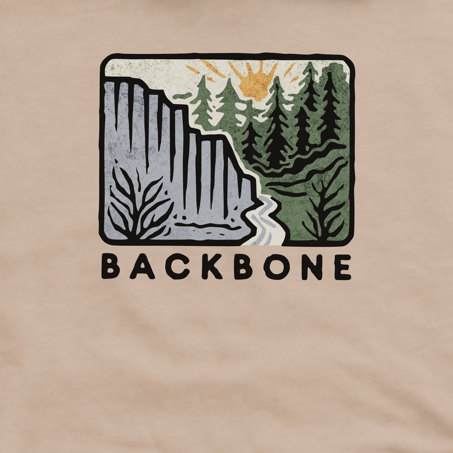 Backbone State Park Crewneck Sweatshirt Adventure and Outdoors Themed Sweatshirt
