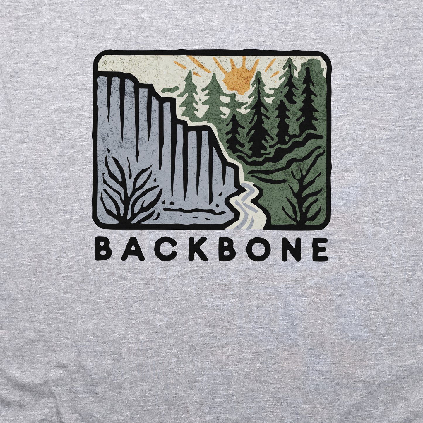 Backbone State Park Crewneck Sweatshirt Adventure and Outdoors Themed Sweatshirt