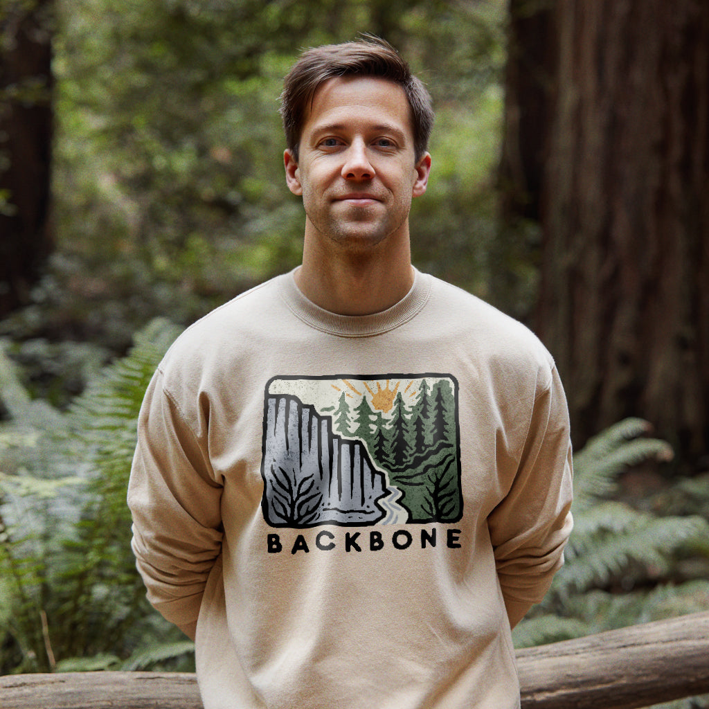 Backbone State Park Crewneck Sweatshirt Adventure and Outdoors Themed Sweatshirt