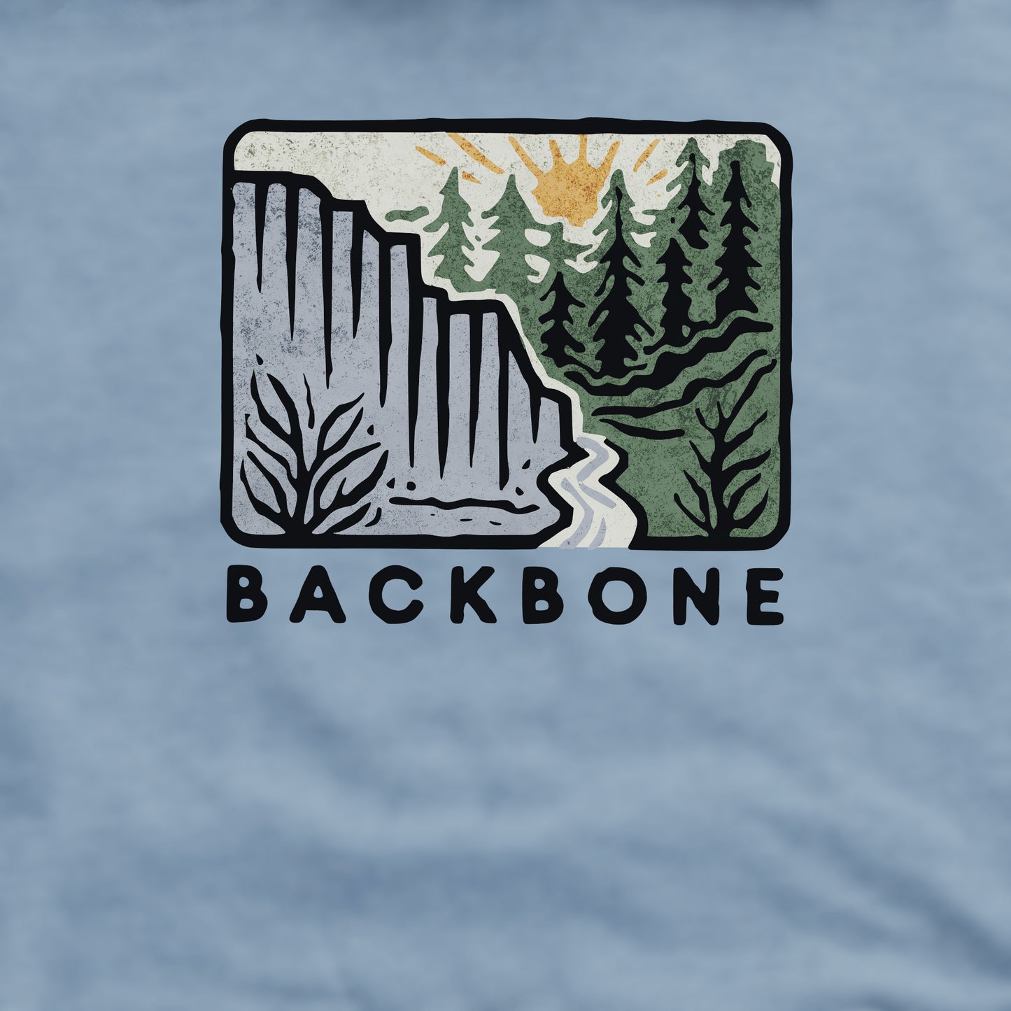 Backbone State Park Crewneck Sweatshirt Adventure and Outdoors Themed Sweatshirt